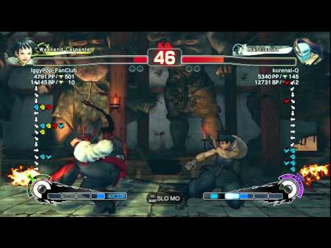 SSF4 AE Ver. 2012: IggyPop_FanClub [Makoto] vs. kurenai-Q [Vega] - PSN Ranked Match
