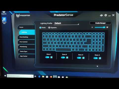 How to Change Aser Predator Laptop Keyboard Light - YouTube