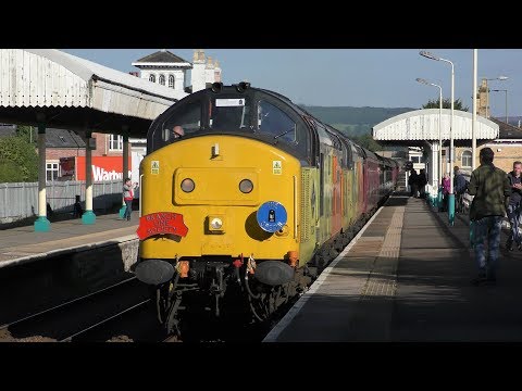 37254 & 37175 At  Gobowen... Branch Line Society... The 565 Special 2.9.17