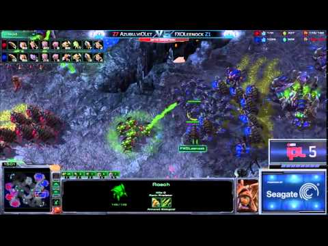 SC2 Leenock vs Violet ZvZ Set 2 Game 2 IPL 5 Grand Finals Starcraft 2 Tournaments