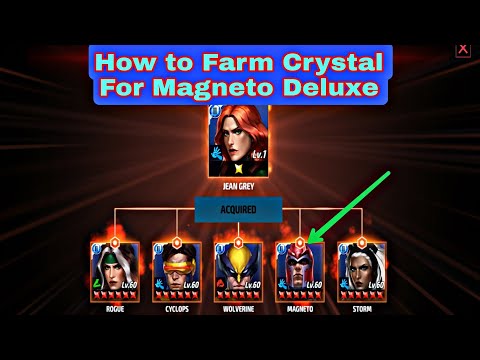 How to Farm Crystal For Magneto Deluxe - Marvel Future Fight
