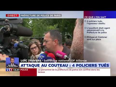 Loïc Travers donne des détails sur l'attaque à la préfecture de police