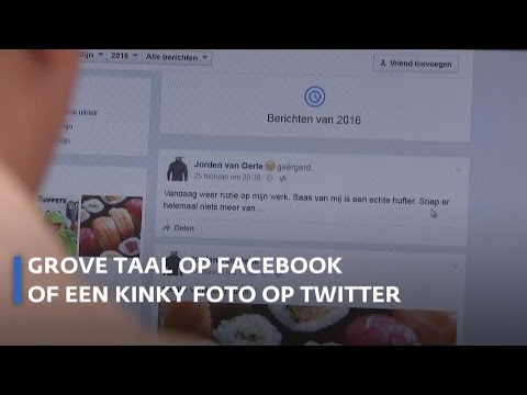 Werkgever graaft en kijkt mee op sociale media