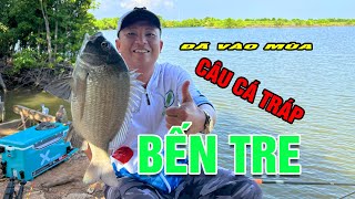 CÂU CÁ TRÁP THƯ GIÃN - BÌNH ĐẠI - BẾN TRE MÙA GIÓ CHƯỚNG