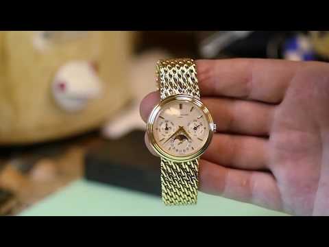 Patek Philippe Bracelet Watch Repair and Gold Watch Band Rebuild