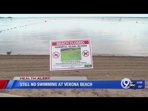 No swimming at Verona Beach