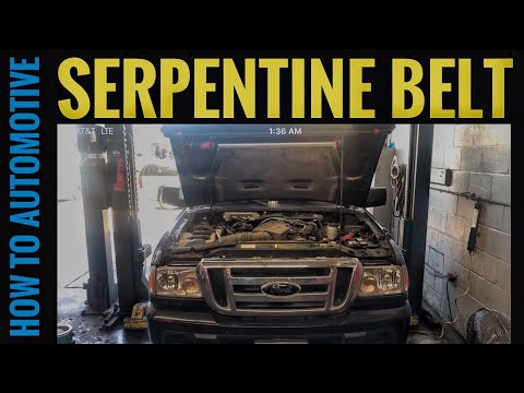How To Replace The Serpentine Belt On A Ford Ranger With A 4.0l Engine