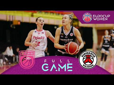 KBF Peja 03 v Kibirkstis-TOKS | Full Basketball Game | EuroCup Women 2025-26 | Regular Season