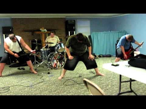 Ninjaloot Band Practice - practicing the breakdown