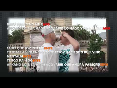 ARKANO vs Dtoke RB letra - Minuto increíble