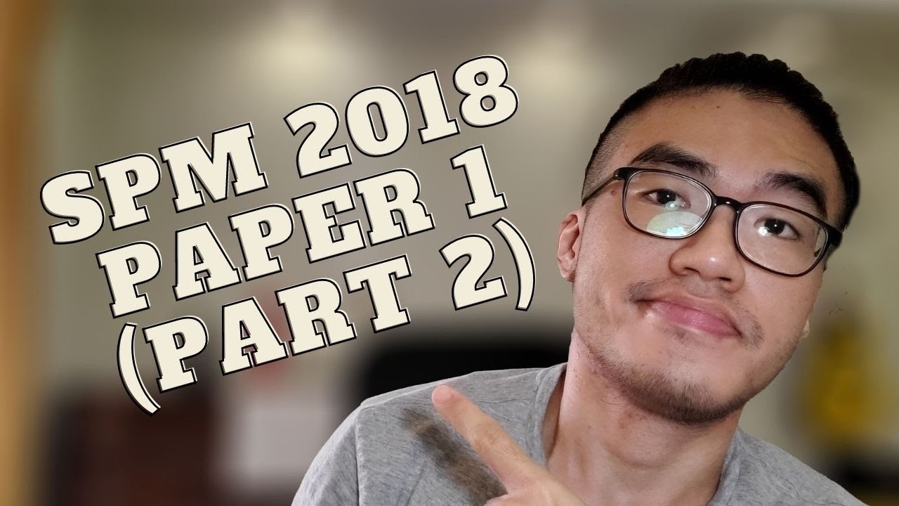 SPM Science Form 5 revision - 2018 past year paper 1