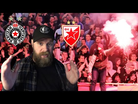 Englishman Reacts to The Most Intense Atmosphere in Football - Partizan v Red Star Belgrade Serbia