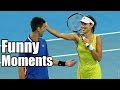 Ana Ivanovic , Novak Djokovic Fuuny Moments