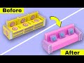 Diy Mini Sofa From Matchbox How To Make Sofa With Matchbox Barbie Stuff