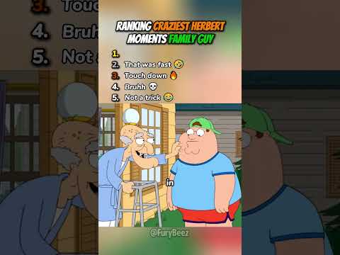 Ranking Craziest Herbert Moments in Family Guy 💀