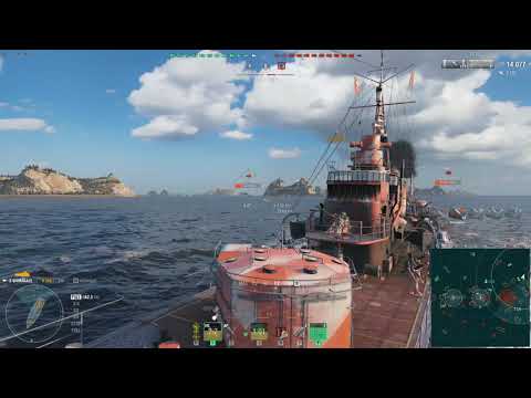 World Of Warships Random Battle Gameplay With SHIMAKAZE Destroyer [No Commentary Gameplay]