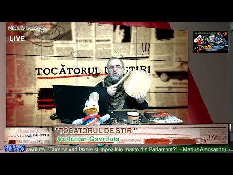 LIVE - TV NEWS BUZAU - TOCATORUL DE STIRI, cu Iulian Gavriluta. Azi despre: "Ana Pauker de Buzau" in