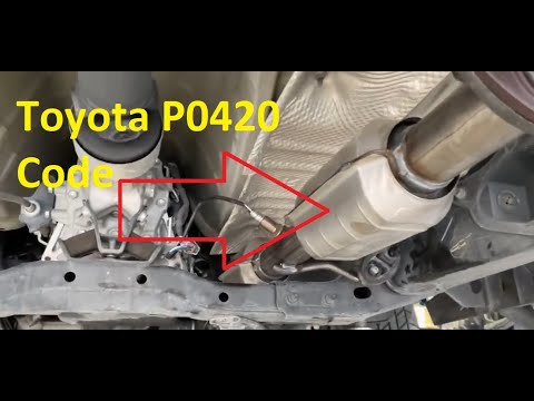 Causes and Fixes Toyota P0420 Code: Catalyst System Efficiency Below Threshold (Bank 1)