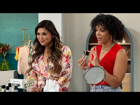 Beauty Expert Jennifer Chan with HSN’s Nicole Hickl for Londontown