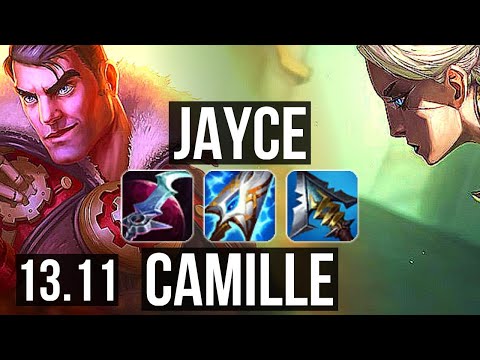 JAYCE vs CAMILLE (TOP) | 9/0/1, 67% winrate, Legendary | KR Master | 13.11