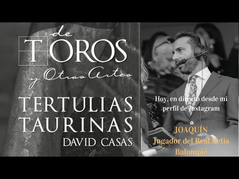 JOAQUIN. En directo con el jugador del Betis