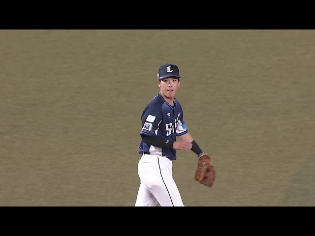 【3回裏】ライオンズ・渡部聖弥・滝澤夏央 見事な中継プレーで失点を阻止!! 2025年9月24日 千葉ロッテマリーンズ 対 埼玉西武ライオンズ