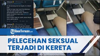 Viral Video Pelecehan Seksual terhadap Wanita Kembali Terjadi di Kereta Api, Pelaku Sempat Ditegur