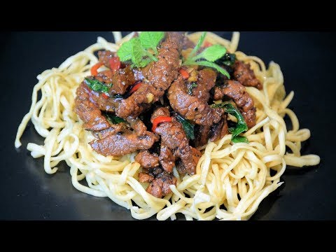 Stir-Fry Beef With Garlic Black Pepper & Lime | Chinese Style Recipe Video