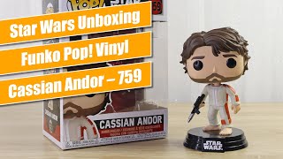 Funko Pop! Vinyl Cassian Andor (759) - Star Wars Unboxing