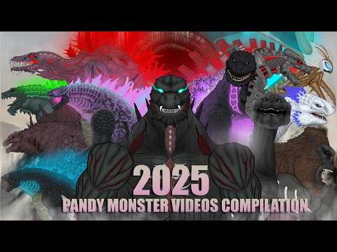 MONSTER BATTLE 2025 | Godzilla Kaiju Compilation Videos || PANDY CARTOON ANIMATION