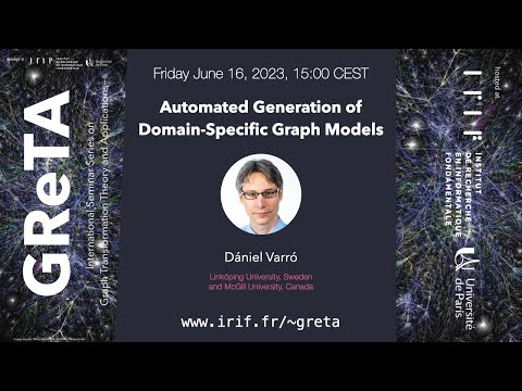 GReTA seminar: "Automated generation of domain-specific graph models"