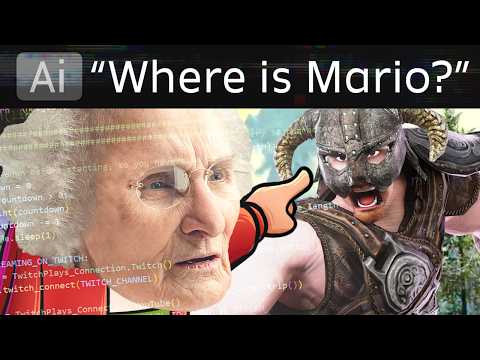 My First time Playing Skyrim, but my AI Grandma RUINS it