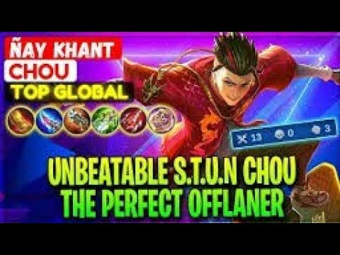 Unbeatable S.T.U.N Chou, The Perfect Beast - Top Global Chou By Op Assasain TV - Mobile Legends