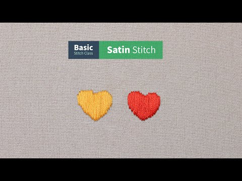 Satin Stitch Tutorial | Basic Stitch Class for Beginners | ETSPIL