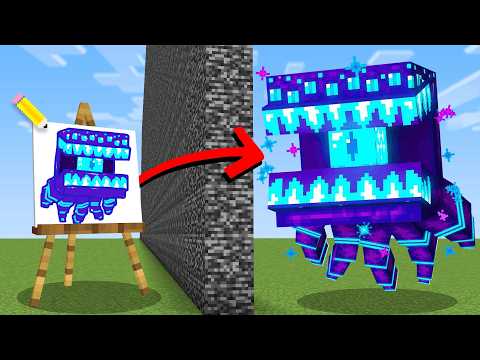 I Cheated with //DRAW in Minecraft Mob Battle