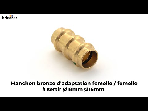 Manchon bronze d'adaptation à sertir VIEGA