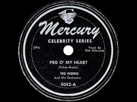 1947 HITS ARCHIVE: Peg O’ My Heart - Ted Weems (Bob Edwards, vocal)