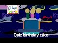 Elmo World Quiz Birthday Cake