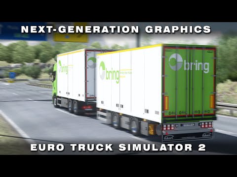 NEXT-GENERATION GRAPHICS EURO TRUCK SIMULATOR 2 | BETTER THAN V1.40?! | 4K 60FPS