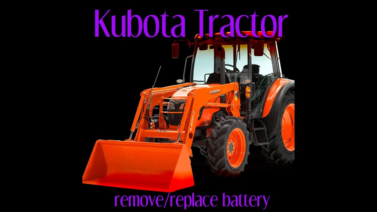 What size battery does a Kubota tractor use? Tipseri