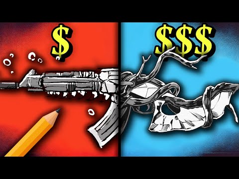 €10 vs €100 Custom Valorant Skins