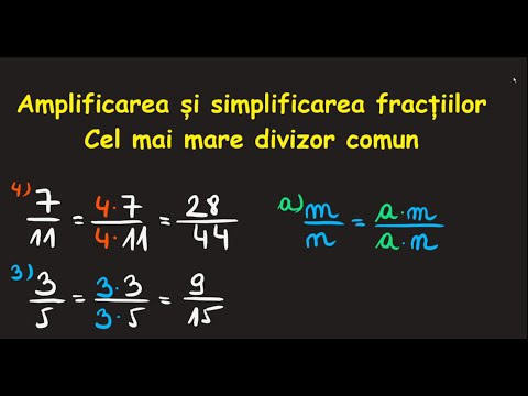 Simplification and amplification of ordinary fractions cmmdc grade 5 irreducible fractions math e...