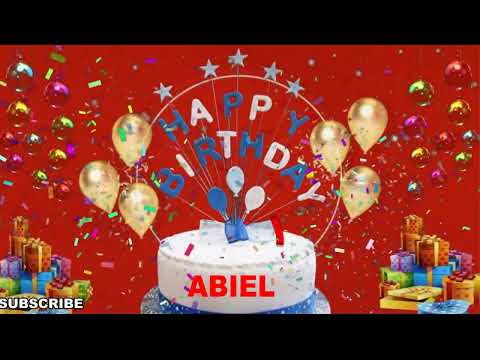 ABIEL Happy Birthday Song | Happy Birthday To You | Happy Birthday Wishes With Name ABIEL