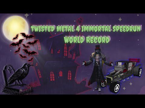 Twisted Metal 4 Hard Deathless Speedrun World Record 21:49 Mr. Zombie
