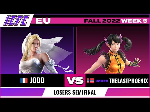 Jodd (Nina) vs TheLastPhoenix (Xiaoyu) Losers Semifinal - ICFC EU Tekken 7 Fall 2022 Week 5