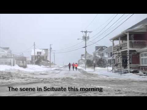 The scene in Scituate