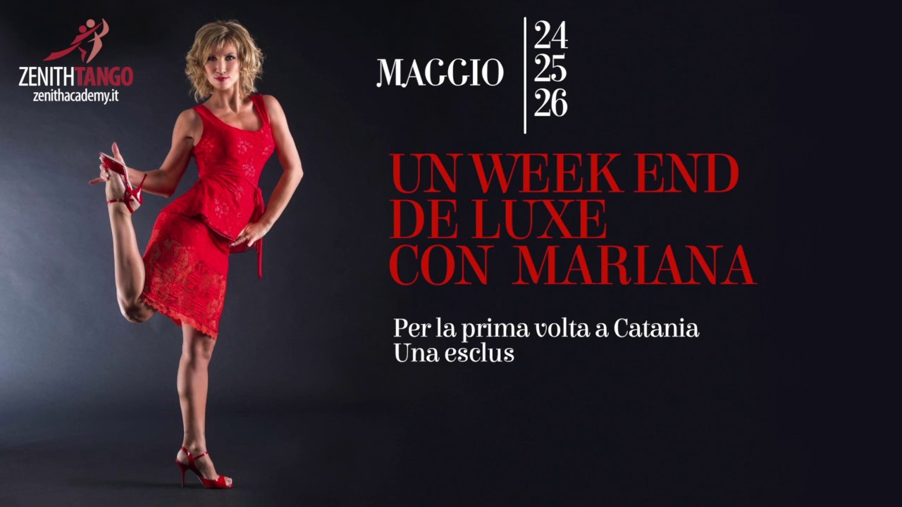 24 - 25 - 26 MAGGIO 2019 - Tecnica para mujeres con Mariana Montes