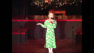 Kincaid Gooch Charley Beth Solo "All I Want For Christmas Is My Two Front Teeth" Christmas 2011