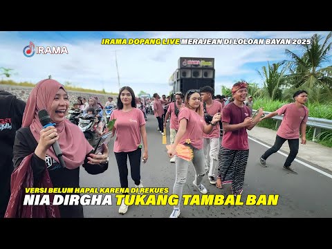 Nia Dirgha Coba Nyanyi Tambal Ban Versi Kocak Bareng Musik Jalanan Irama Dopang Live Loloan Bayan