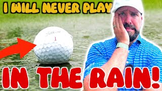 Should PRO GOLF tournaments be CANCELLED for BAD WEATHER? **PETER FINCH says NO!!**
